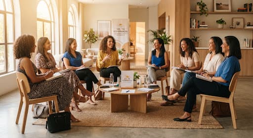 Mujeres participando en un taller